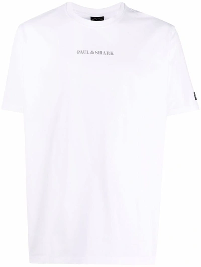 Shop Paul & Shark T-shirt Print Clothing In White