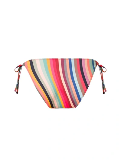 Shop Paul Smith Multicolor Stripes Bikini Bottom