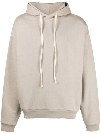Shop Paura Curtis Oversized Hoodie Clothing In 723 Dove Grey