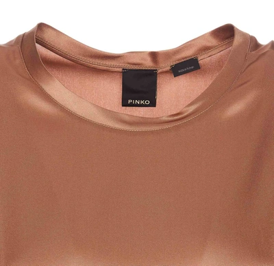 Shop Pinko T-shirts And Polos In Beige