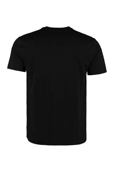 Shop Polo Ralph Lauren Crew-neck Cotton T-shirt In Black