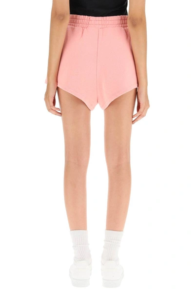 Shop Reina Olga 'billie' Cotton Sporty Shorts In Pink