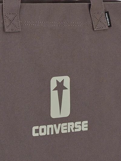 Shop Rick Owens Drkshdw X Converse Tote Bag In Dust