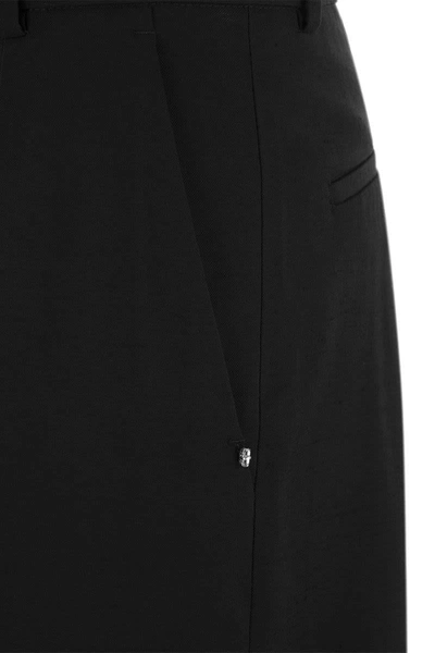 Shop Sportmax Quero - Viscose Shorts In Black