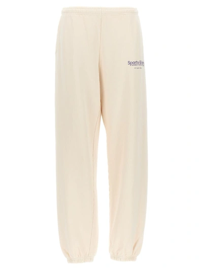 Shop Sporty And Rich Sporty & Rich 'running And Health Club' Joggers In White