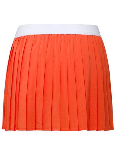 Shop Sporty And Rich Sporty & Rich Orange Polyester Blend Shorts
