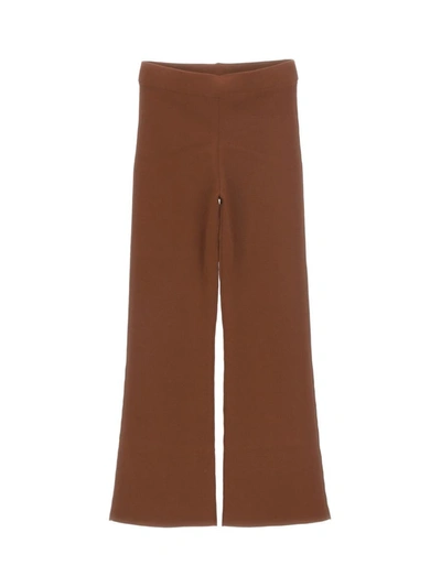Shop Staud Trousers In Bark