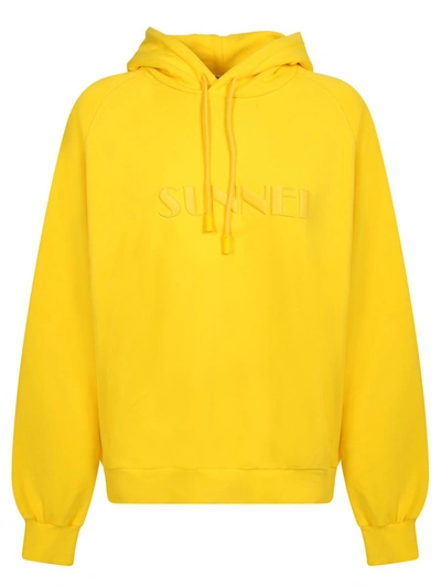 Shop Sunnei Sweatshirts In Yellow