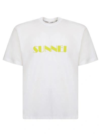 Shop Sunnei T-shirts In Beige