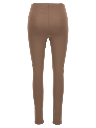 Shop The Andamane 'holly' Leggings In Beige