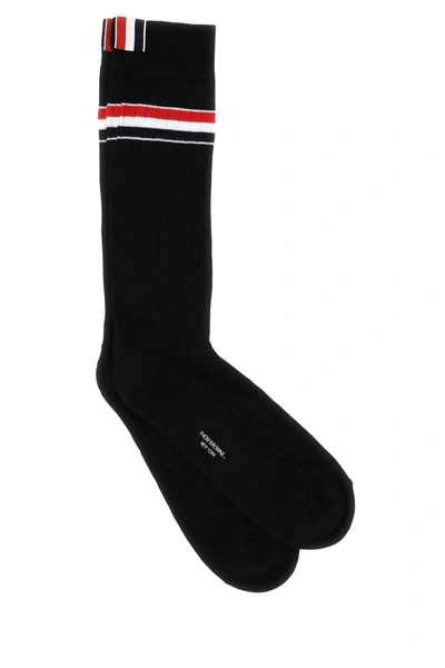 Shop Thom Browne Socks In 001