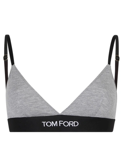 Shop Tom Ford Tops In Grey