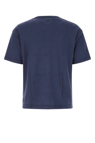 Shop Visvim T-shirt In Blue