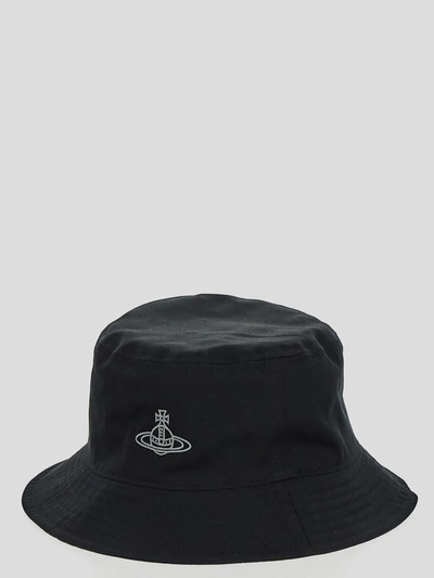 Shop Vivienne Westwood Bucket Hat In Black