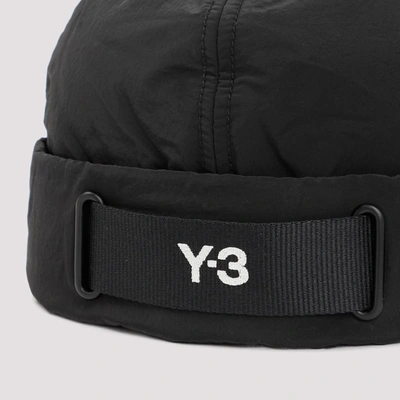 Shop Y-3 Beanie With Logo Hat In Black