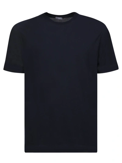 Shop Zanone T-shirts In Blue