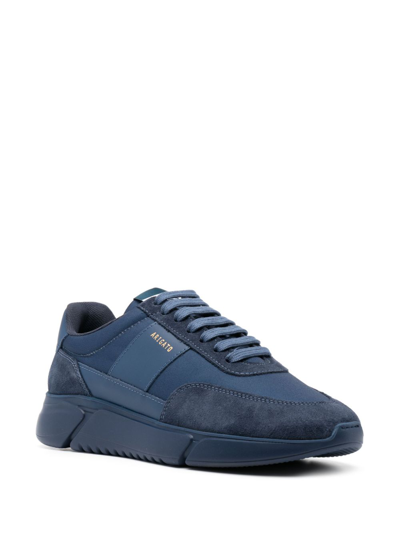 Axel Arigato Genesis Vintage Leather Sneakers In Blue
