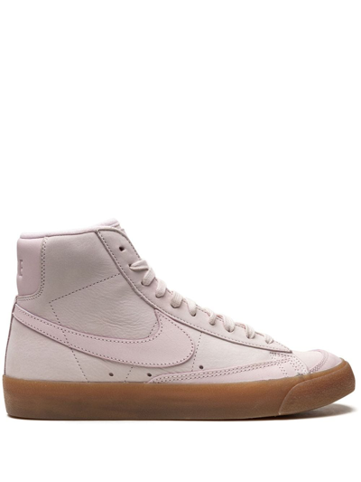 Shop Nike Blazer Mid Premium "pearl Pink/gum" Sneakers