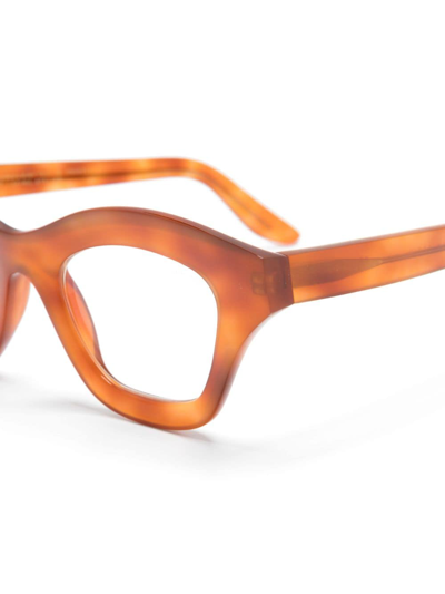 Shop Lapima Small Tessa Glasses In Orange