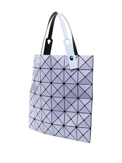 Shop Bao Bao Issey Miyake Lucent Gloss Panelled Tote Bag In Purple