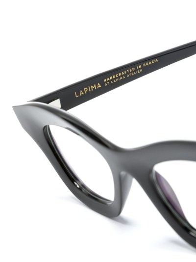 Shop Lapima Small Tessa Glasses In Black