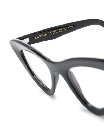 Shop Lapima Julieta Cat-eye Frame Glasses In Black