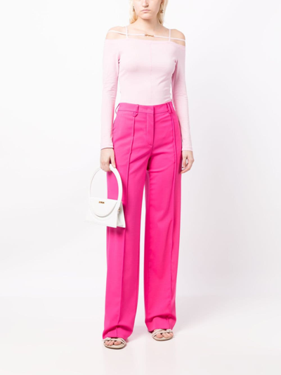 Shop Jacquemus Le T-shirt Sierra Top In Pink