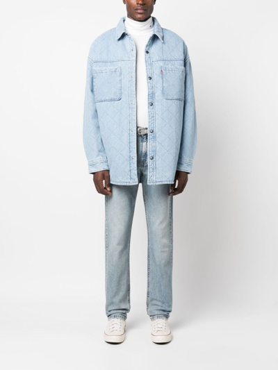 Shop Levi's Badu Quilted Shirt In Blue