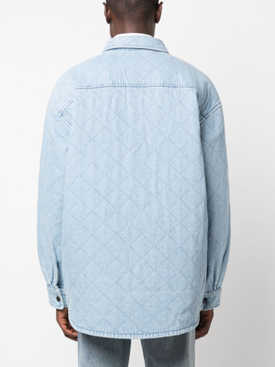 Shop Levi's Badu Quilted Shirt In Blue