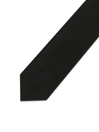 Shop Dolce & Gabbana Silk Classic Tie In Black
