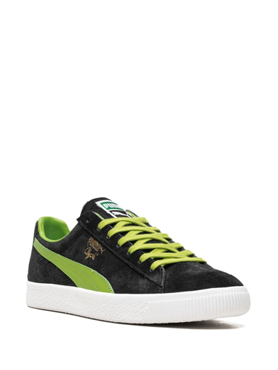 Shop Puma Clydezilla Mij "clyde Low" Sneakers In Black