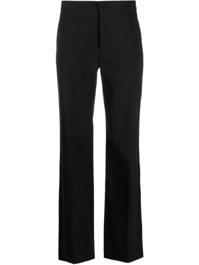 Isabel Marant Liolirok Straight-leg Wool Trousers In Black