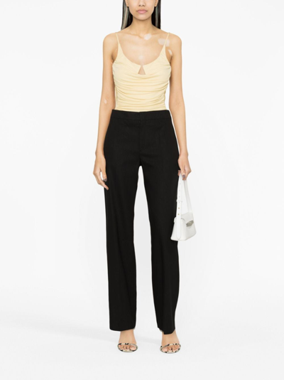 Shop Isabel Marant High-waisted Tailored Trousers In Black