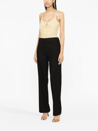 Shop Isabel Marant High-waisted Tailored Trousers In Black