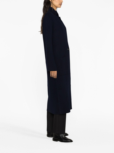 Shop Lisa Yang Single-breasted Cashmere Coat In Blue