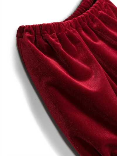La Stupenderia Check-print Cotton Short Set In Red