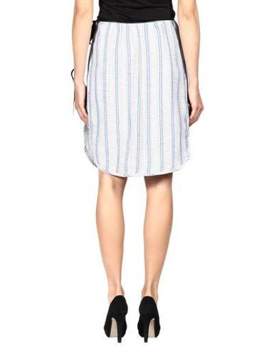 Shop Jw Anderson Knee Length Skirt In Blue