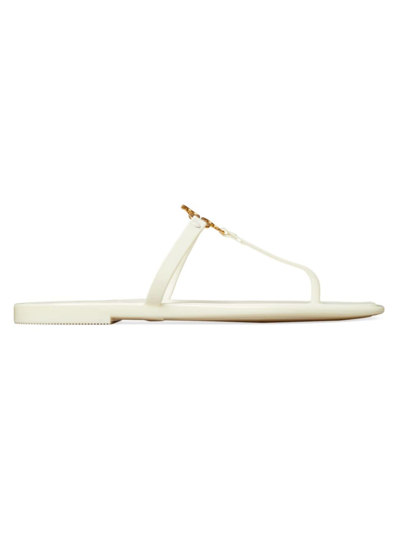 Shop Tory Burch Women's Roxanne Jelly Thong Sandals In Ivory