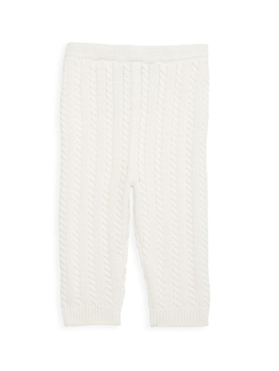 Shop Polo Ralph Lauren Baby Boy's Knit Pants In Trophy Cream