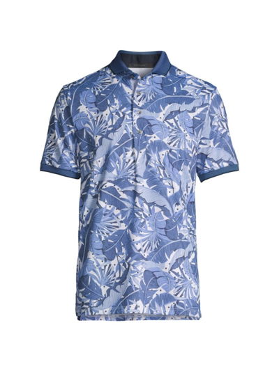 Shop Greyson Men's Icon Lost World Graphic Polo Shirt In Seahorse