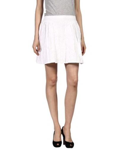 Jill Stuart Mini Skirt In White