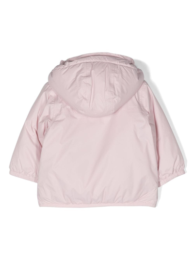 Shop K-way Le Vrai 3.0 Claude Hooded Jacket In Pink