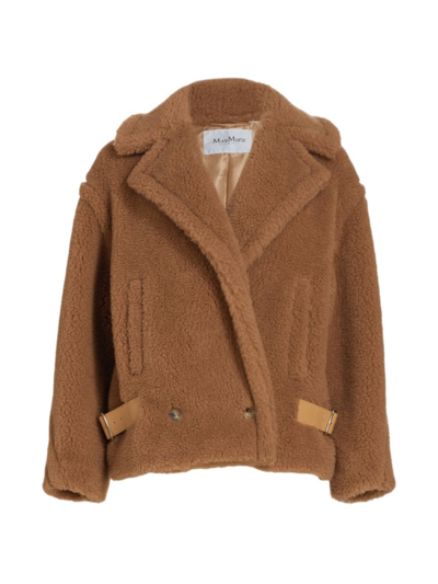 Shop Max Mara Women's Davy Camel Wool-blend Jacket