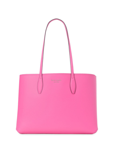 Shop Kate Spade Women's Large All Day Leather Tote In Energy Pink