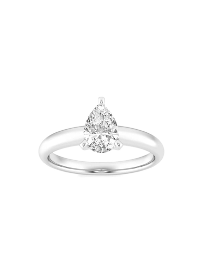 Shop Saks Fifth Avenue Women's 14k White Gold & 1 Tcw Lab-grown Diamond Solitaire Engagement Ring
