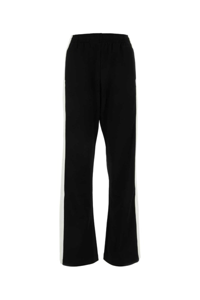 Shop Givenchy Elastic Waist Track Pants In Black