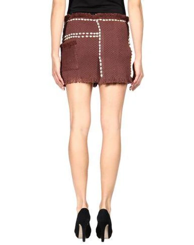 Shop Isabel Marant Mini Skirts In Rust