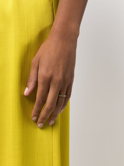 Swarovski Matrix Crystal-embellished Ring In Green