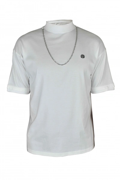 Shop Ambush Men's Luxury T Shirt   White  Chain Detail T Shirt