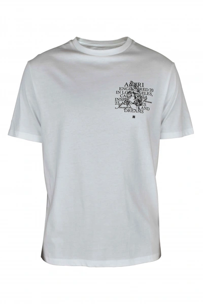 Shop Amiri Luxury Men's T Shirt   White  Precious Memories   T Shirt